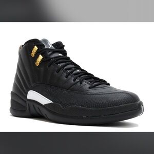 Jordan Men's Black and Gold Sneakers